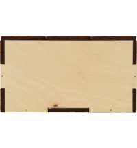 Деревянная подарочная коробка с крышкой «Ларчик»