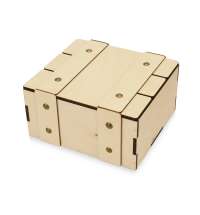 Деревянная подарочная коробка с крышкой «Ларчик»