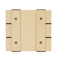 Деревянная подарочная коробка с крышкой «Ларчик»