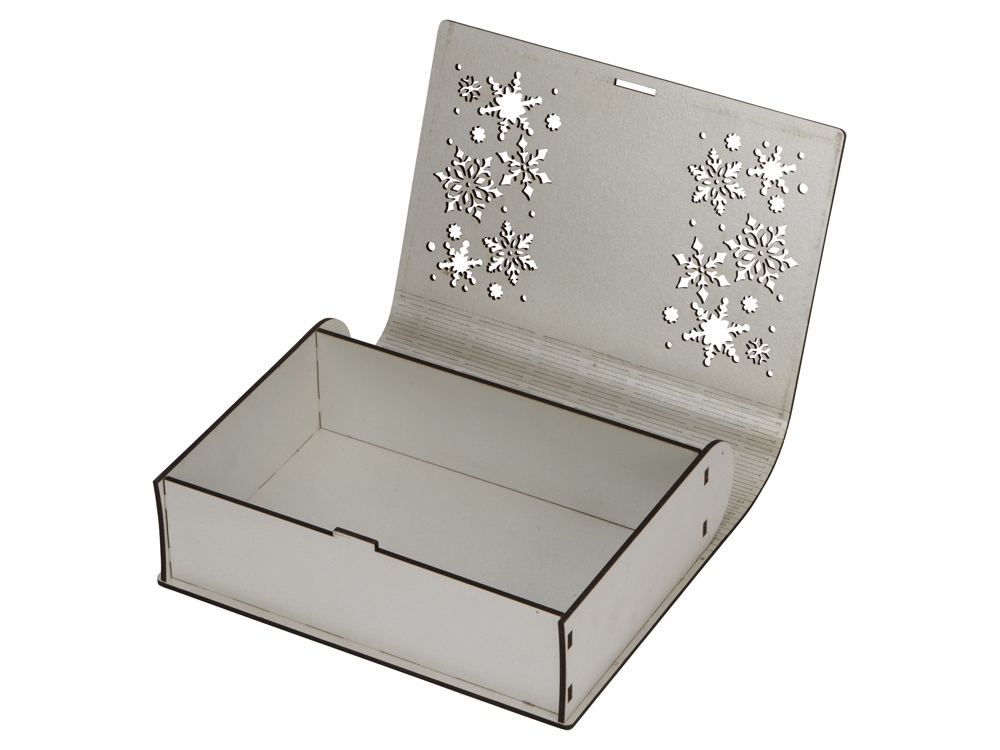 Деревянная коробка с резной крышкой &laquo;Книга&raquo;, М