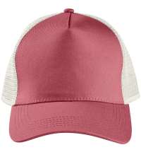 Бейсболка Blink, розовая (лососевая) с молочно-белым