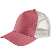 Бейсболка Blink, розовая (лососевая) с молочно-белым