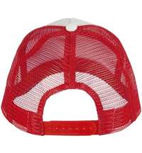 Бейсболка Blink, молочная с красным