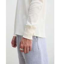 Футболка с длинным рукавом Thermal T, бежевая (неокрашенная)