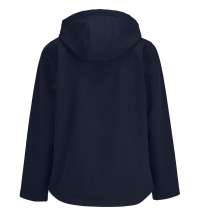 Куртка софтшелл с капюшоном женская Race Women, темно-синяя