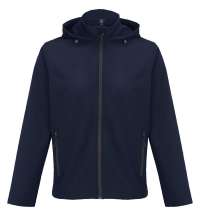 Куртка софтшелл с капюшоном мужская Race Men, темно-синяя