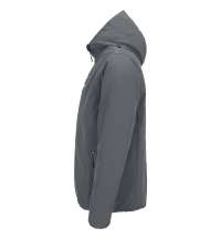 Куртка софтшелл с капюшоном мужская Falcon Men, темно-серая