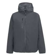 Куртка софтшелл с капюшоном мужская Falcon Men, темно-серая