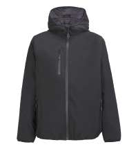 Куртка софтшелл с капюшоном мужская Falcon Men, черная