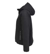 Куртка софтшелл с капюшоном женская Falcon Women, черная