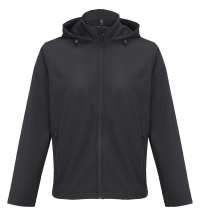 Куртка софтшелл с капюшоном мужская Race Men, черная