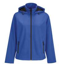 Куртка софтшелл с капюшоном женская Race Women, ярко-синяя (royal)