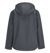 Куртка софтшелл с капюшоном женская Race Women, темно-серая