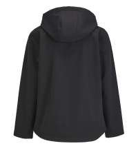 Куртка софтшелл с капюшоном женская Race Women, черная