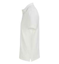 Рубашка поло унисекс Pacific, молочно-белая