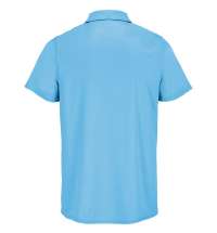 Рубашка поло унисекс Pitcher, ярко-бирюзовая