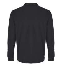 Рубашка поло унисекс с длинным рукавом Pacific LSL, черная