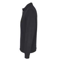 Рубашка поло унисекс с длинным рукавом Pacific LSL, черная