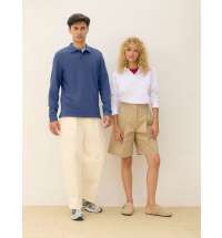 Рубашка поло унисекс с длинным рукавом Pacific LSL, черная