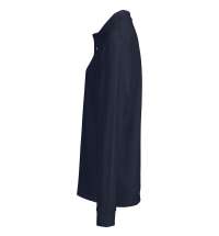 Рубашка поло унисекс с длинным рукавом Pacific LSL, кобальт (темно-синяя)