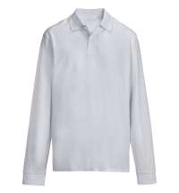 Рубашка поло унисекс с длинным рукавом Pacific LSL, серая