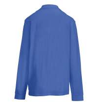Рубашка поло унисекс с длинным рукавом Pacific LSL, ярко-синяя (royal)