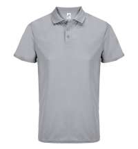 Рубашка поло унисекс Pitcher, серая