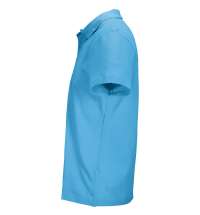 Рубашка поло унисекс Pulse, ярко-бирюзовая