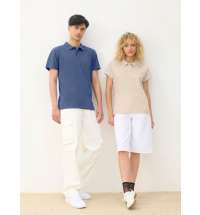 Рубашка поло унисекс Pulse, синяя (джинс)