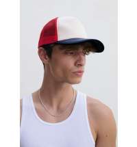 Бейсболка Blink, черная с молочно-белым