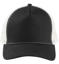 Бейсболка Blink, черная с молочно-белым