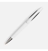 Ручка шариковая Nave, белая с черным