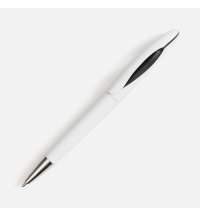 Ручка шариковая Nave, белая с черным