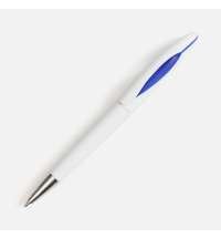 Ручка шариковая Nave, белая с синим