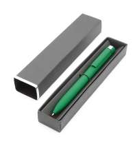 Ручка Espada в коробке Cradle чёрной с серебристым, темно-зеленый