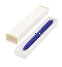 Ручка Espada в коробке Cradle белой с позолотой, синяя