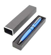 Ручка Betty в коробке Cradle чёрной с серебристым, синяя