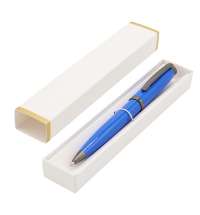 Ручка Betty в коробке Cradle белой с позолотой, синяя