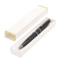 Ручка Betty в коробке Cradle белой с позолотой, чёрная