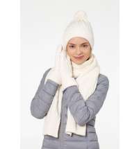 Шарф Heat Trick, белый (молочный)