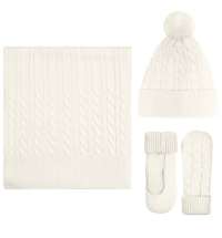 Шарф Heat Trick, белый (молочный)