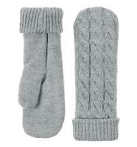 Варежки Heat Trick, серебристо-серый меланж