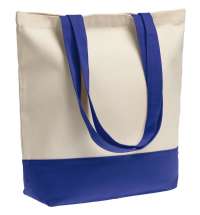 Сумка для покупок на молнии Shopaholic Zip, ярко-синяя