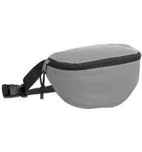 Поясная сумка Manifest из светоотражающей ткани, серая