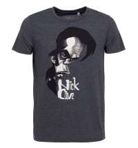 Футболка «Меламед. Nick Cave», темно-синий меланж