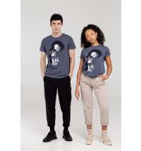 Футболка &laquo;Меламед. Nick Cave&raquo;, темно-синий меланж