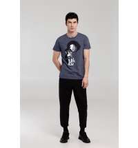 Футболка &laquo;Меламед. Nick Cave&raquo;, темно-синий меланж