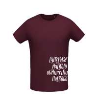 Футболка «Саперави», бордовая