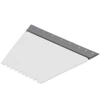 Скребок с водосгоном Snowie, белый