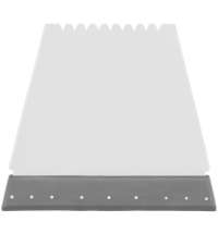 Скребок с водосгоном Snowie, белый